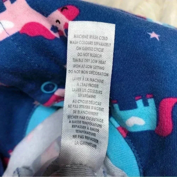 Pekkle Footed Onesie Pajamas Blue/Pink/White Size 3 Months - Picture 9 of 16